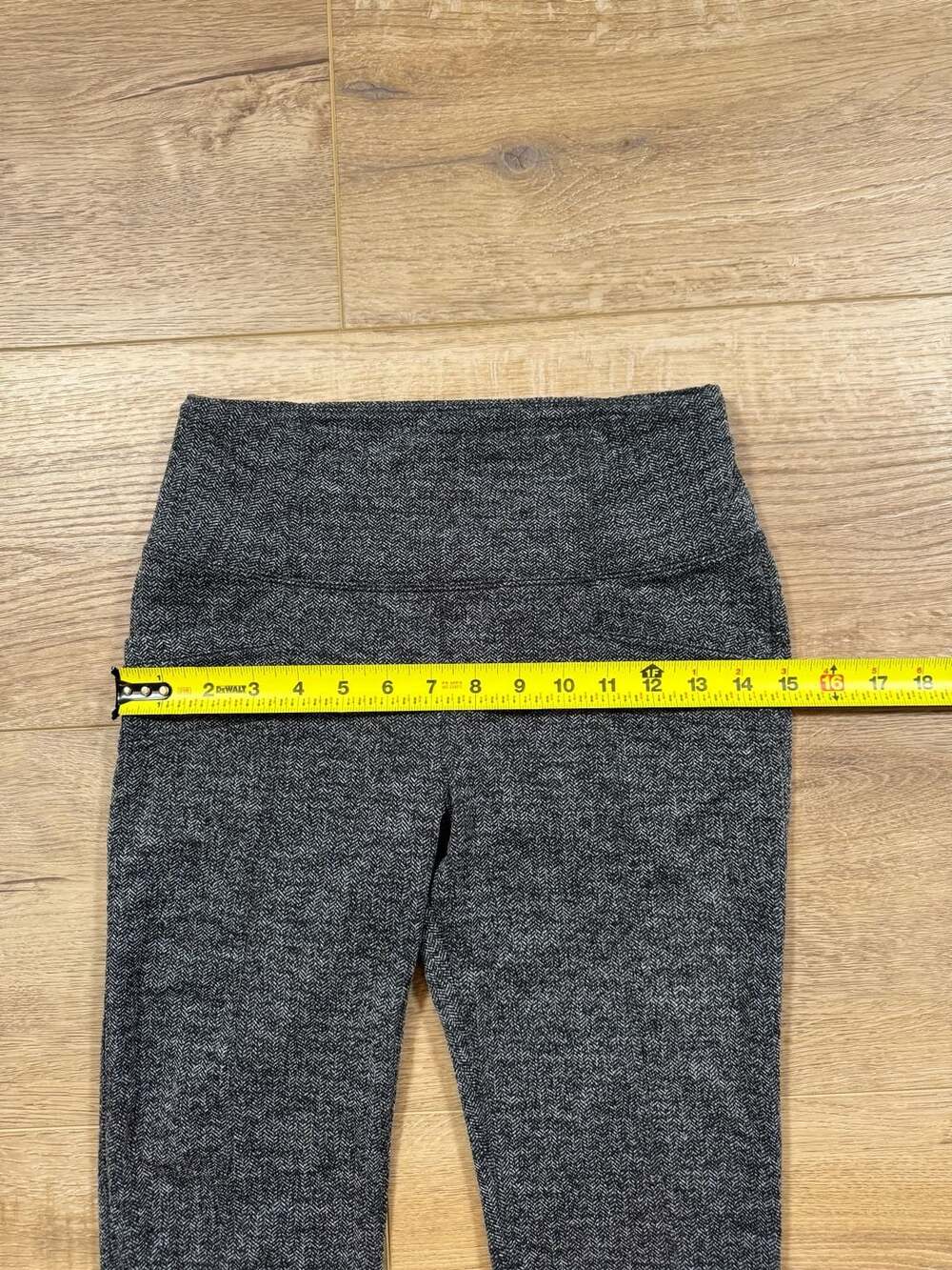 Athleta Delancey Herringbone Tight Leggings Gray Commuter Ponte Pants S - Picture 6 of 15